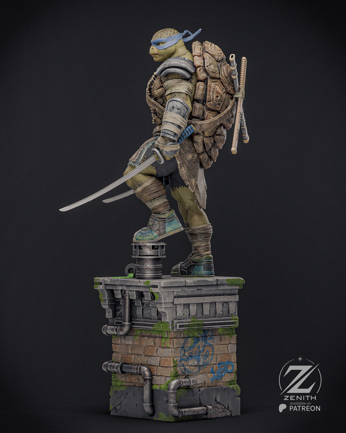 Twin Katana Leader | Handcrafted Figure