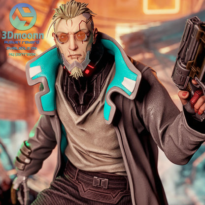Cyber Enforcer | Handcrafted Figure