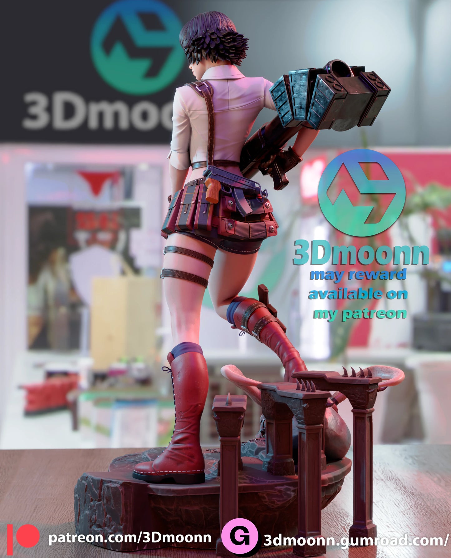 Lady | Devil May Cry 3 | Handcrafted Figure