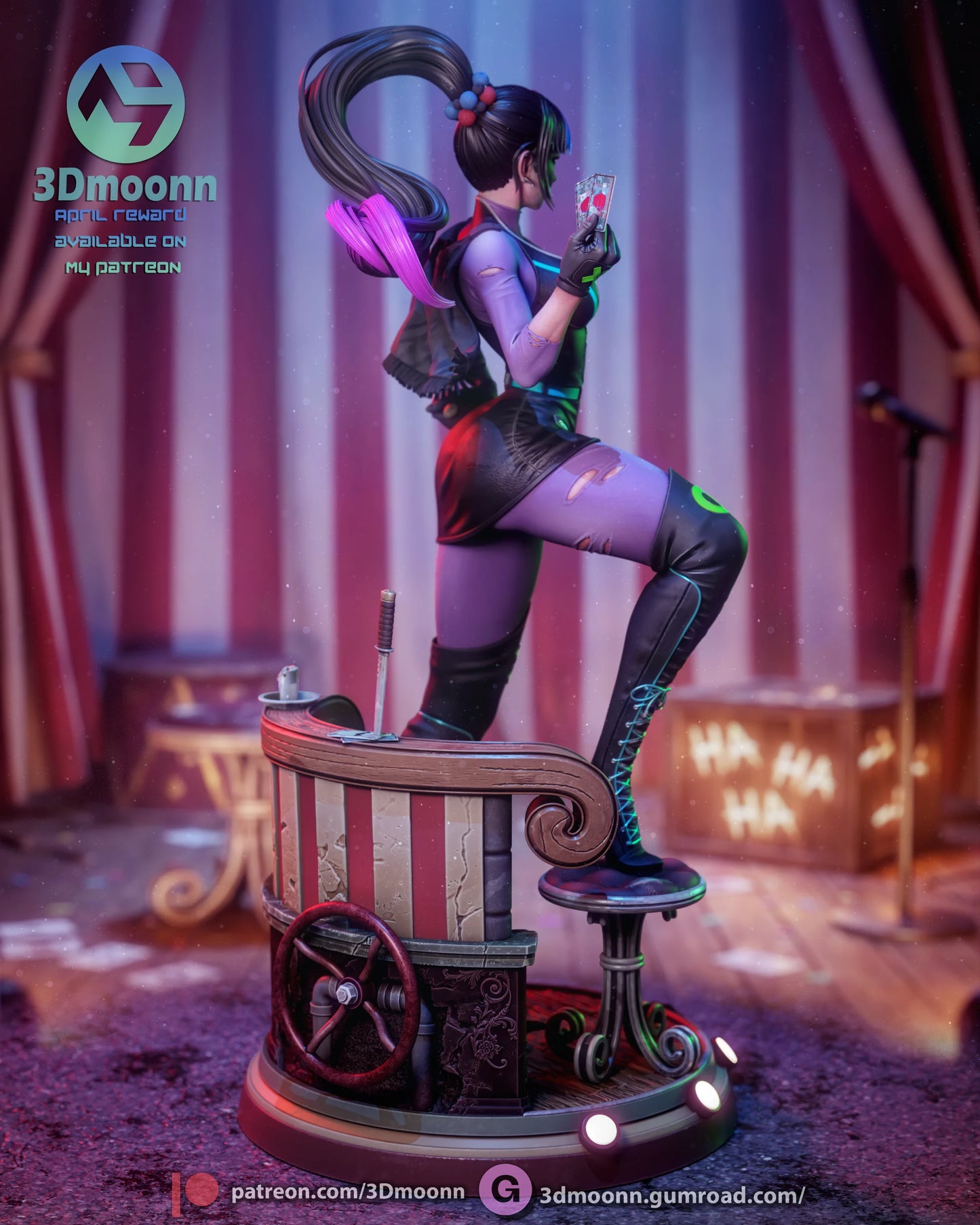Punchline | DC comics | Handcrafted Figure