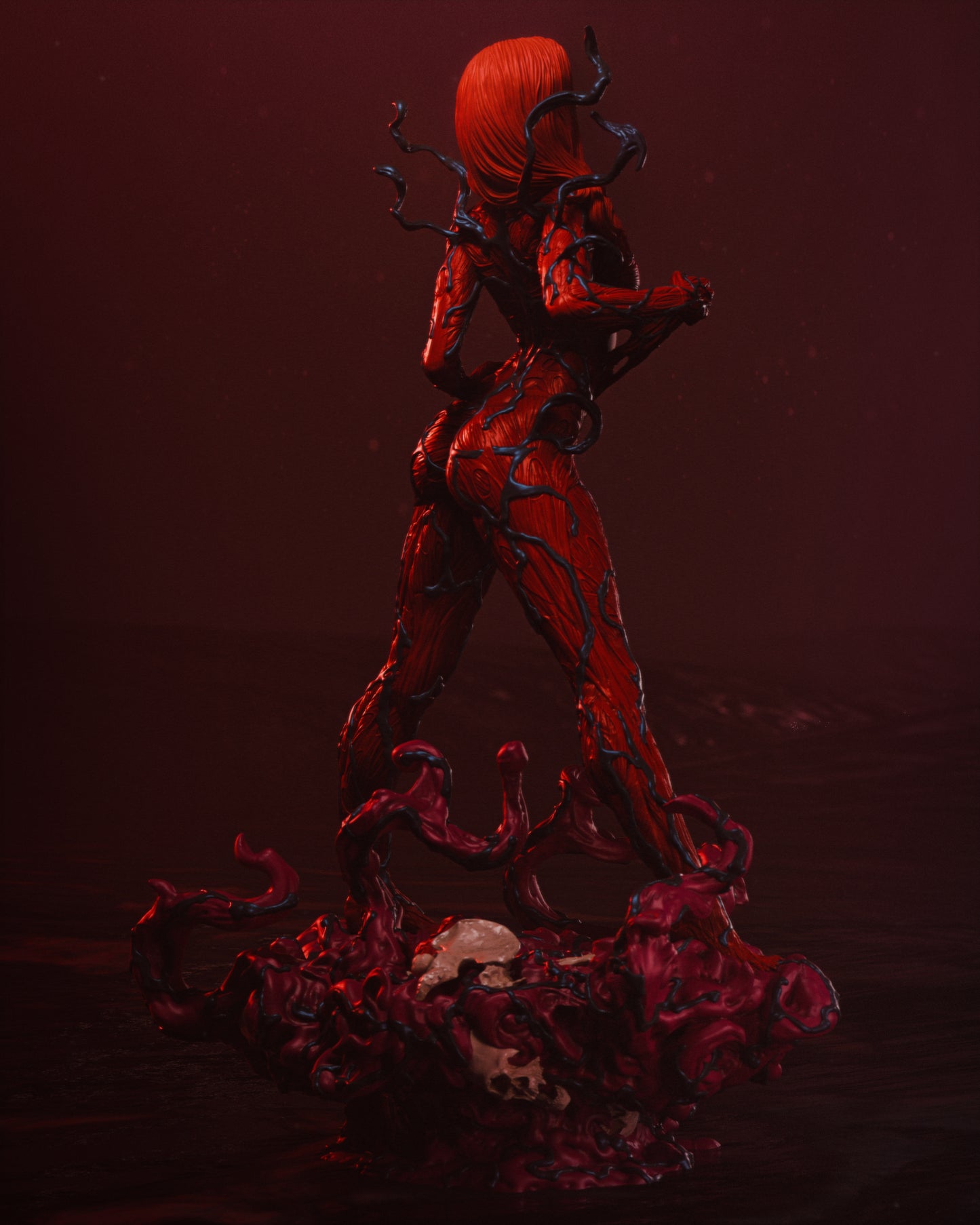 Symbiote Femme Fatale | Handcrafted Figure