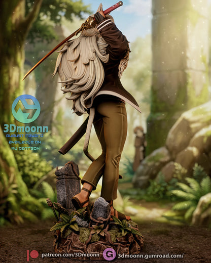 Beast Swordswoman | Handcrafted Figure