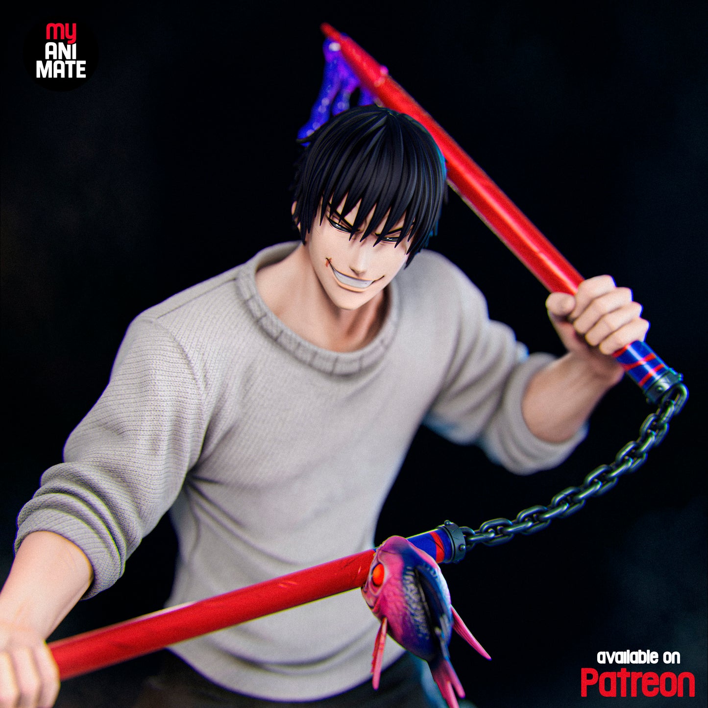 Toji Zenin | Jujutsu Kaisen | Handcrafted Figure
