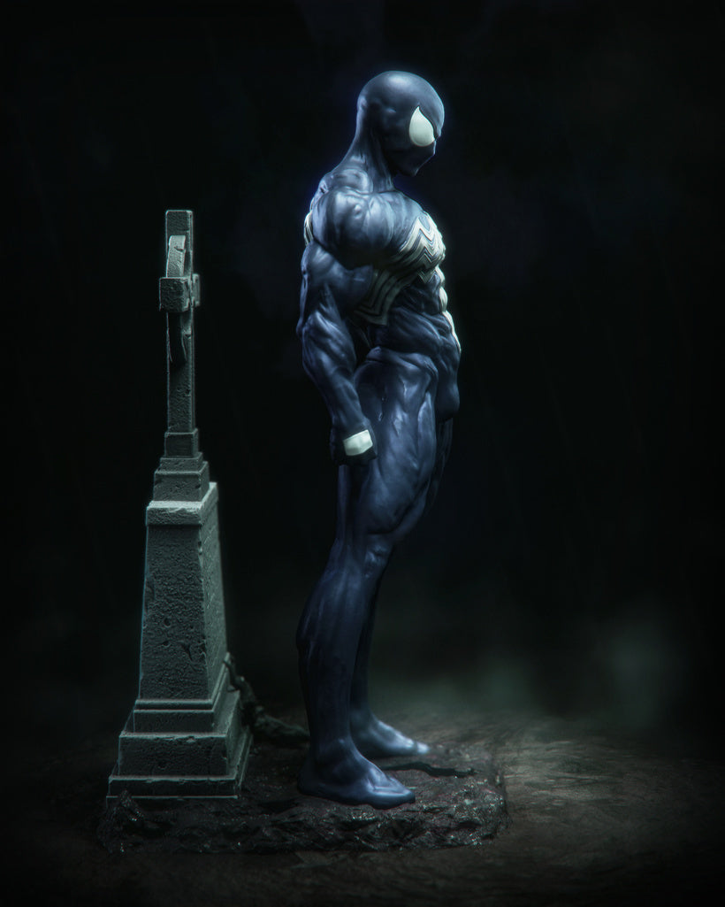 Shadow Web Warrior | Handcrafted Figure