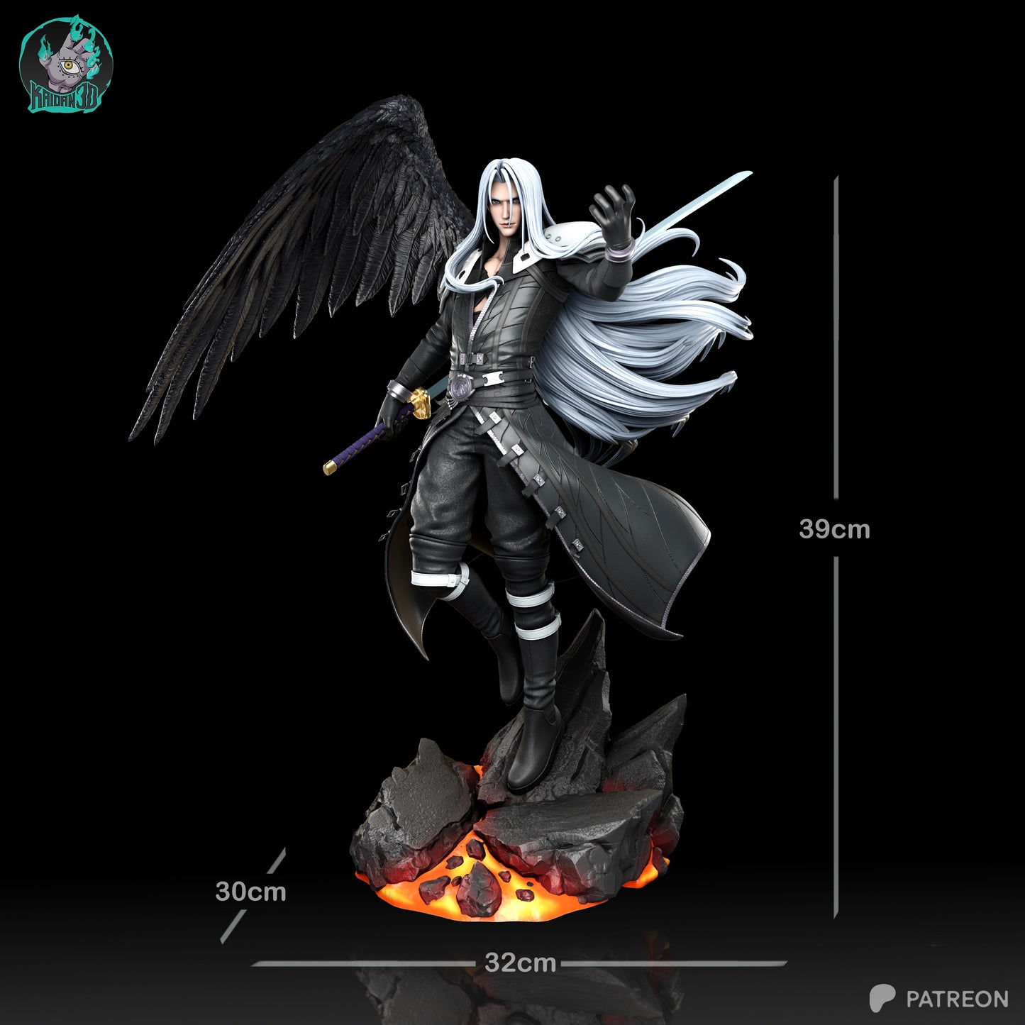 Sephiroth | Final Fantasy VII | Handcrafted Figure