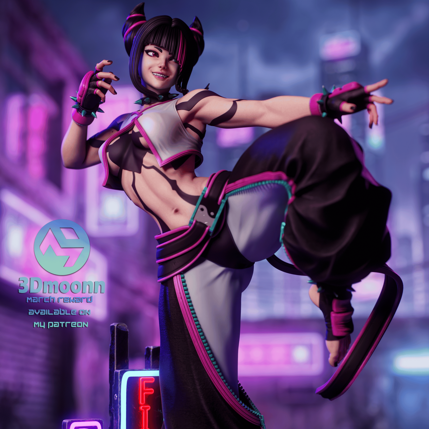 Juri Han | Street Fighter | Handcrafted Figure