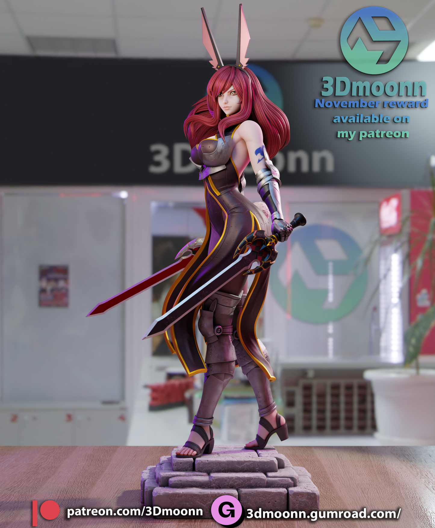 Erza Scarlet | Fairy Taill | Handcrafted Figure