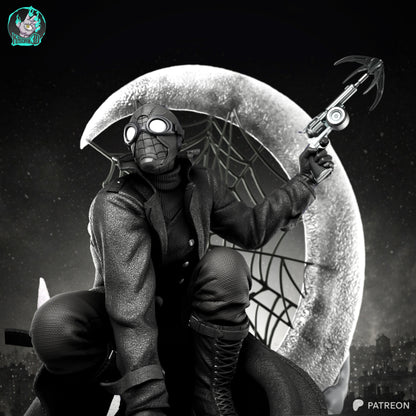 Web Slinging Noir | Handcrafted Figure