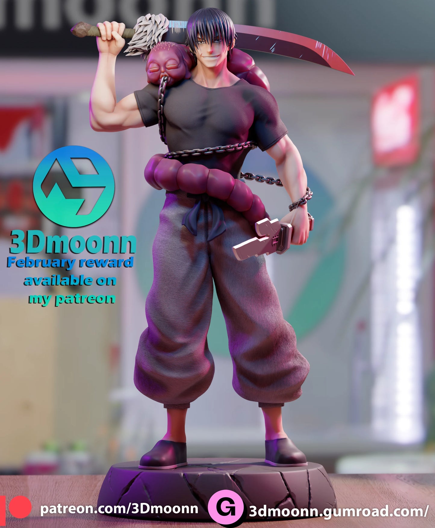 Toji Zenin | Jujutsu Kaisen | Handcrafted Figure