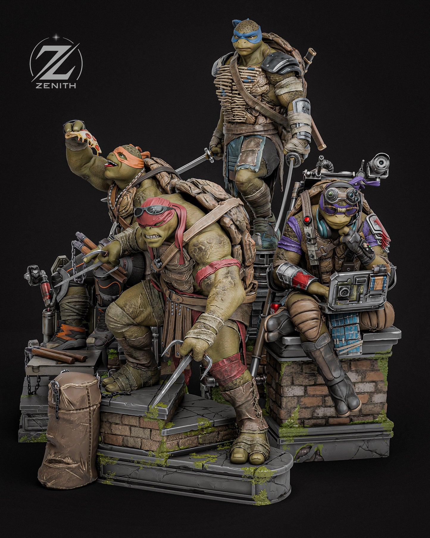 TMNT Diorama | Handcrafted Figure