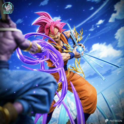 Saiyan Warrior vs Destruction God | Handcrafted Figure