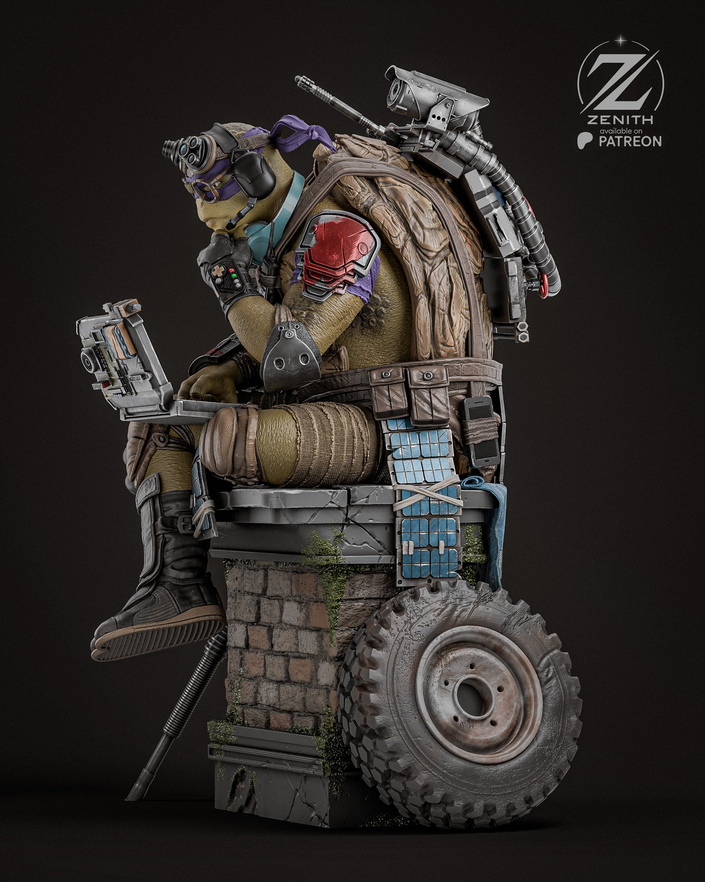 Tech Bo Staff Master | Handcrafted Figure