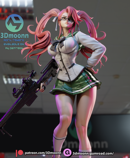 Saya Takagi | Highschool of the Dead | Handcrafted Figure