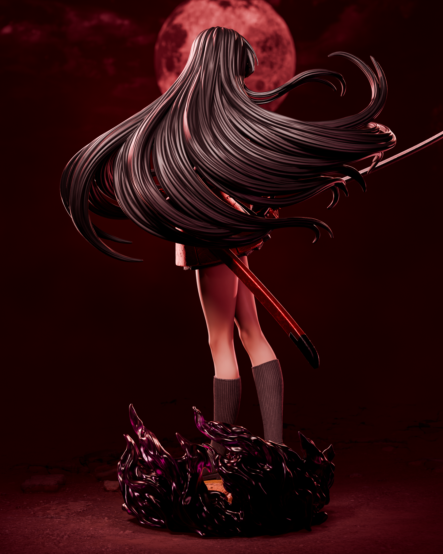 Akame | Akame Ga Kill | Handcrafted Figure