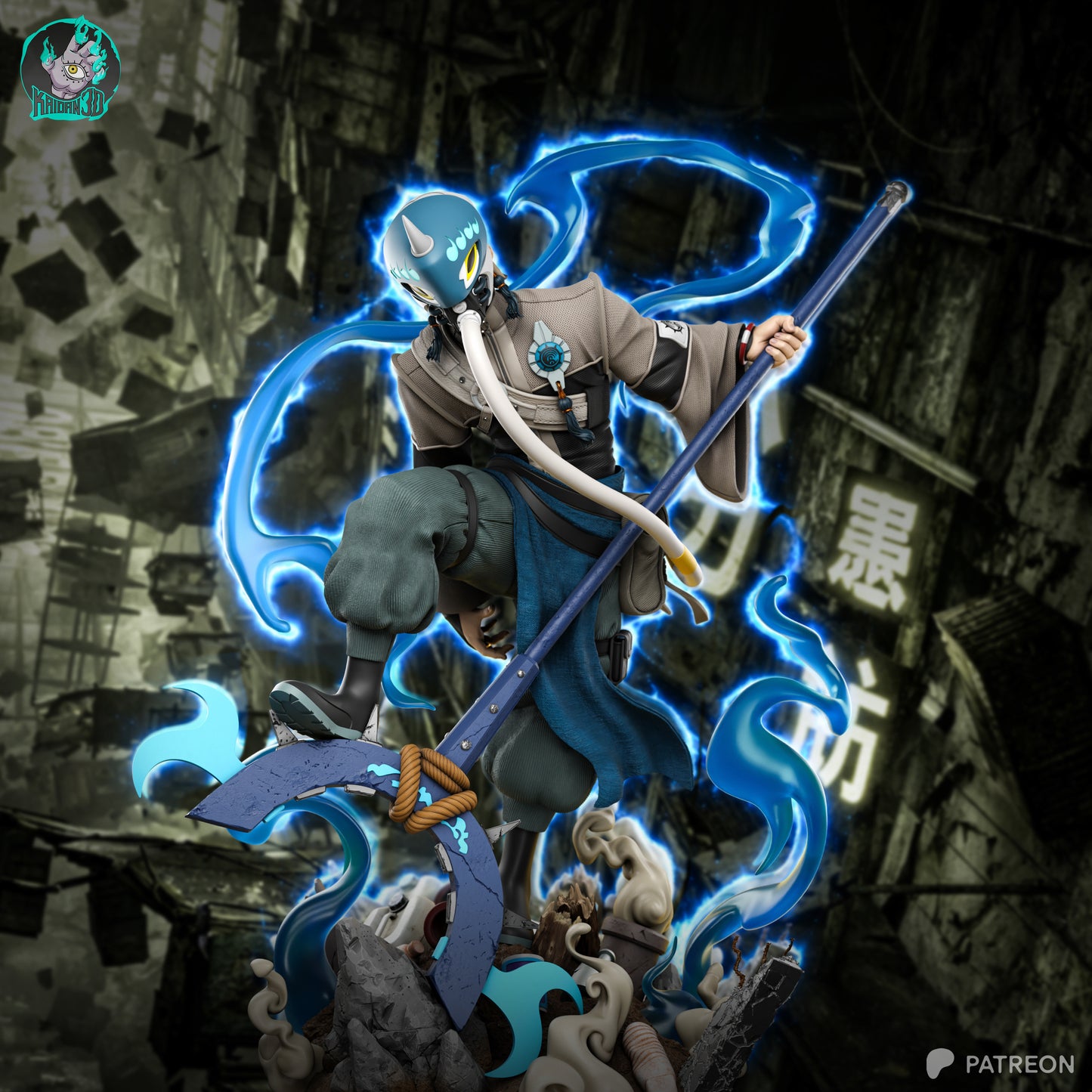 Zanka | Gachiakuta | Handcrafted Figure