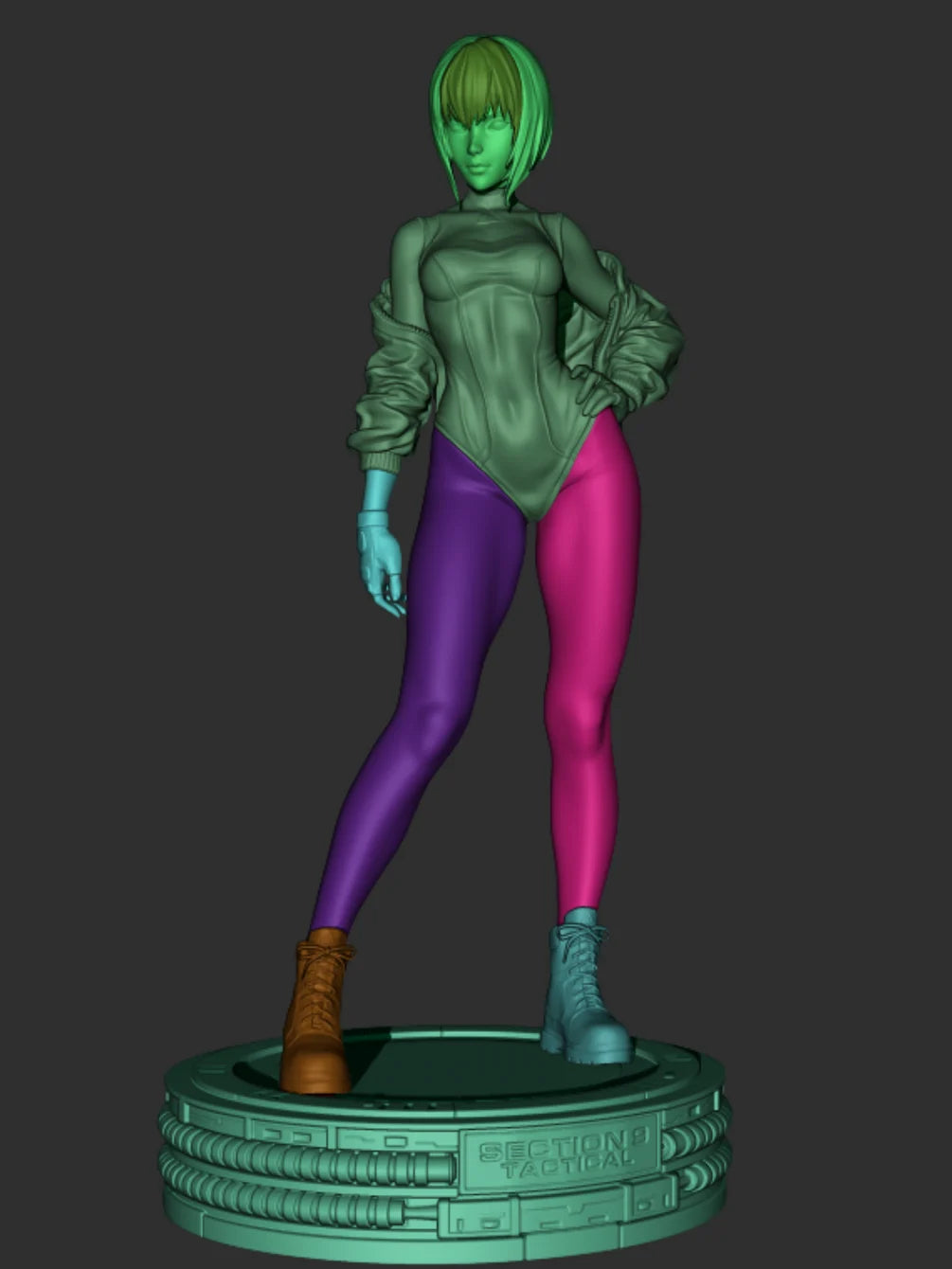 Motoko | Ghost in the Shell | Handcrafted Figure