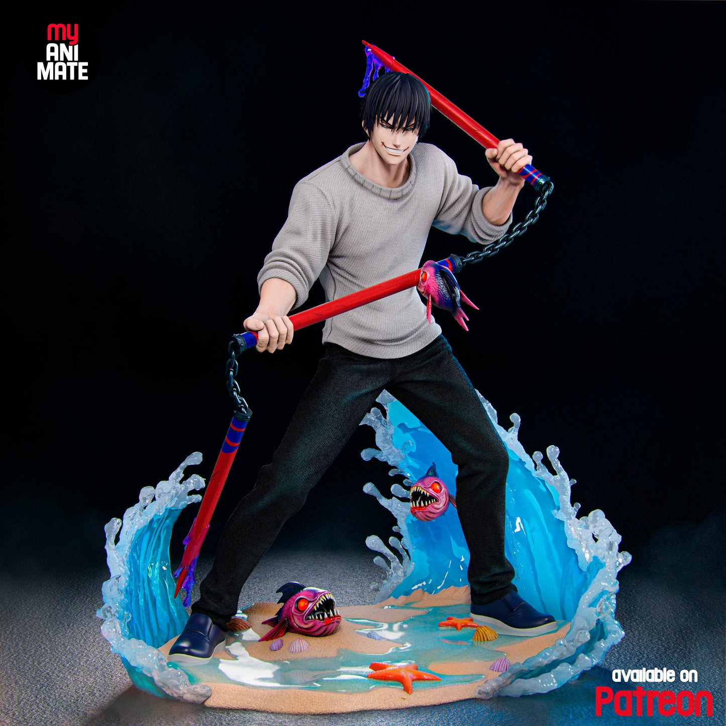 Toji Zenin | Jujutsu Kaisen | Handcrafted Figure