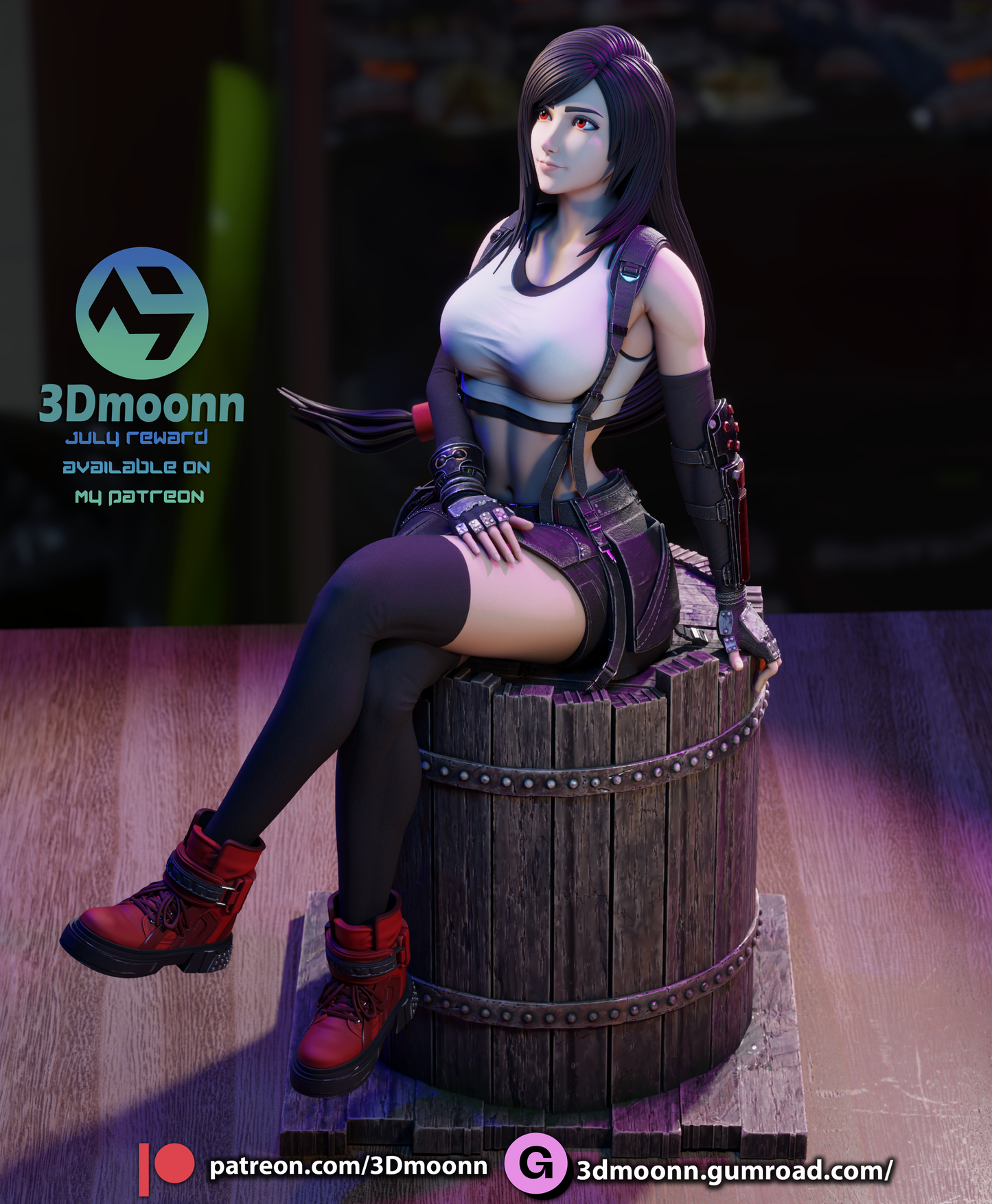 Tifa Lockhart | Final Fantasy VII  | Handcrafted Figure