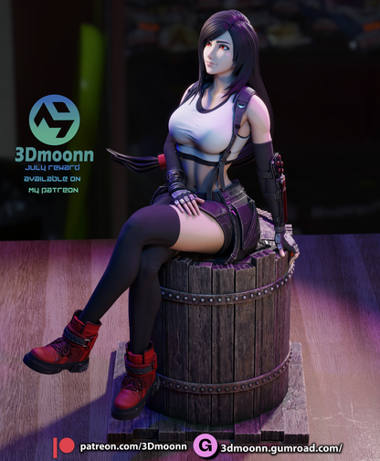 Tifa Lockhart | Final Fantasy VII  | Handcrafted Figure