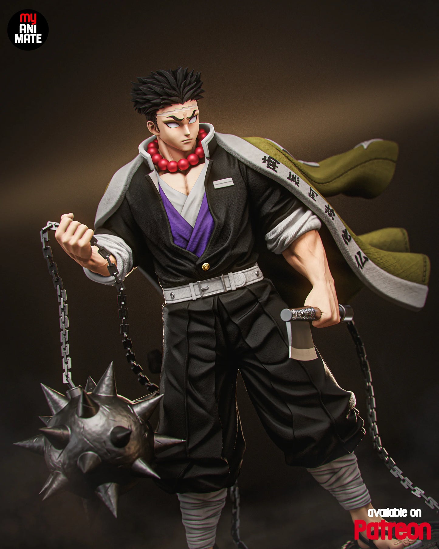 Gyomei | Demon Slayer | Handcrafted Figure