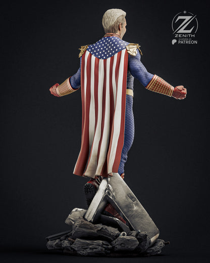 Patriotic Guardian | Handcrafted Figure