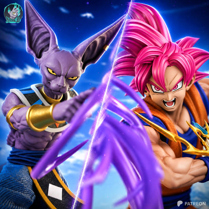 Saiyan Warrior vs Destruction God | Handcrafted Figure