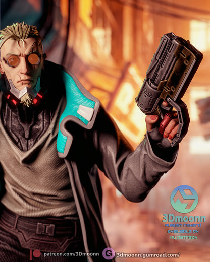 Cyber Enforcer | Handcrafted Figure
