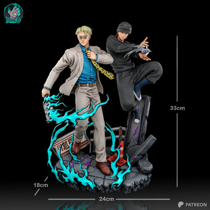 Business Sorcerer & Masked Apprentice | Handcrafted Figure