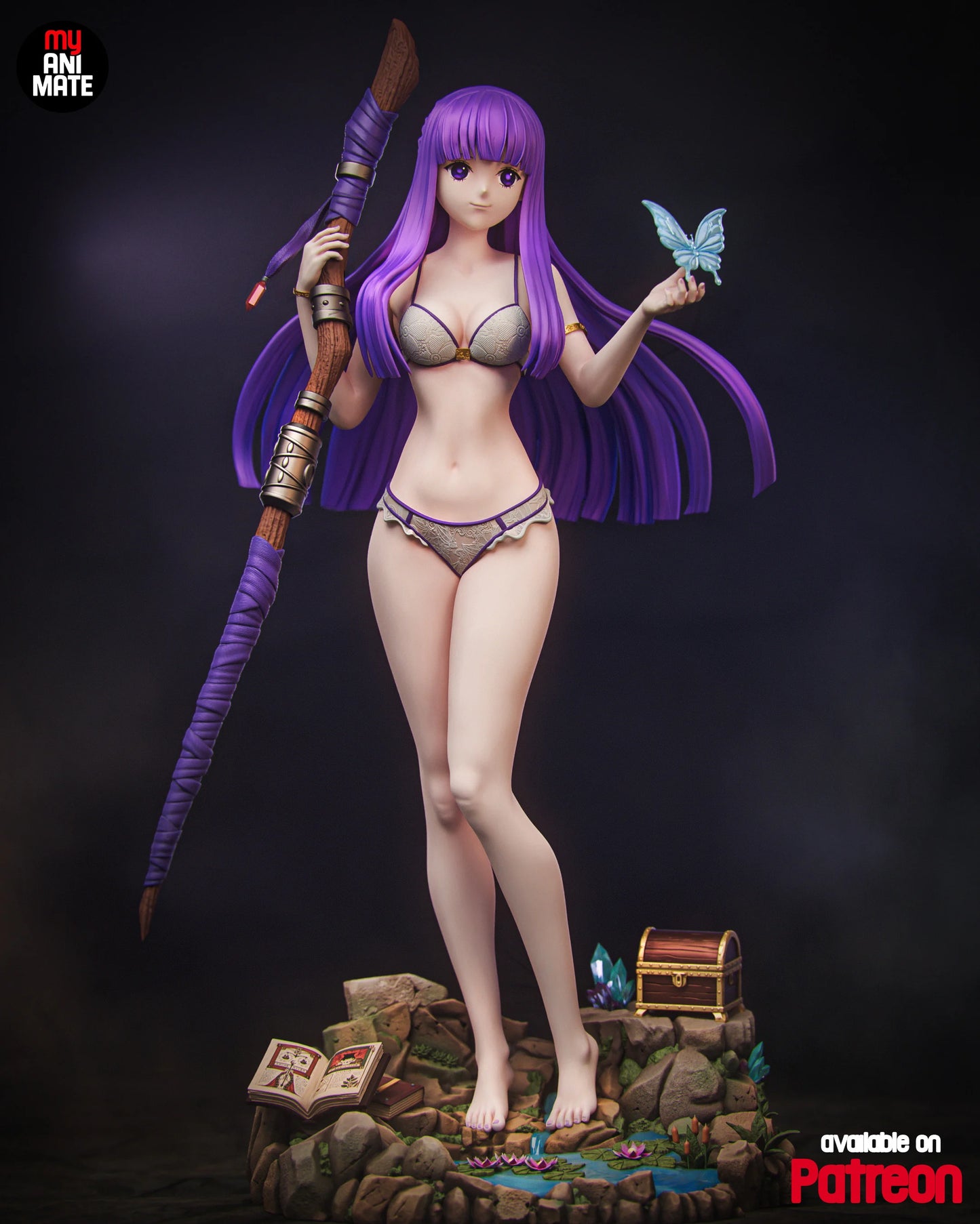 Apprentice Mage Girl | Handcrafted Figure