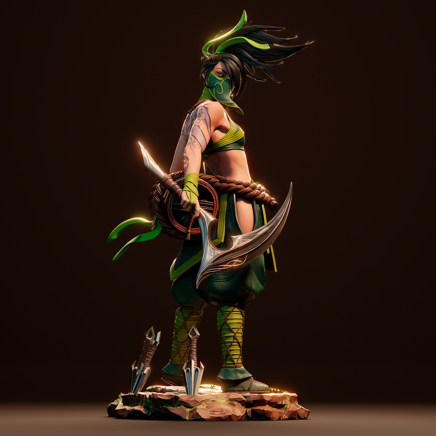 Akali | League of Legends | Handcrafted Figure
