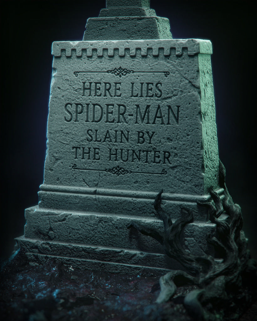 Shadow Web Warrior | Handcrafted Figure