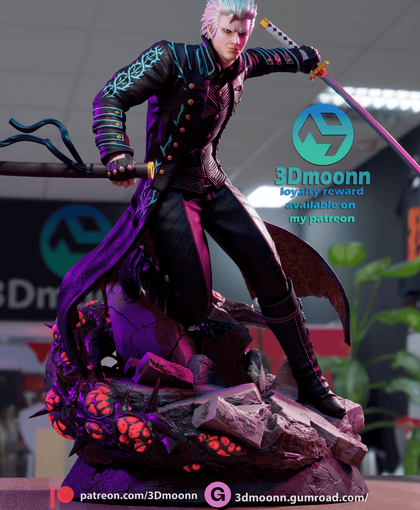 Vergil | Devil May Cry 5 | Handcrafted Figure