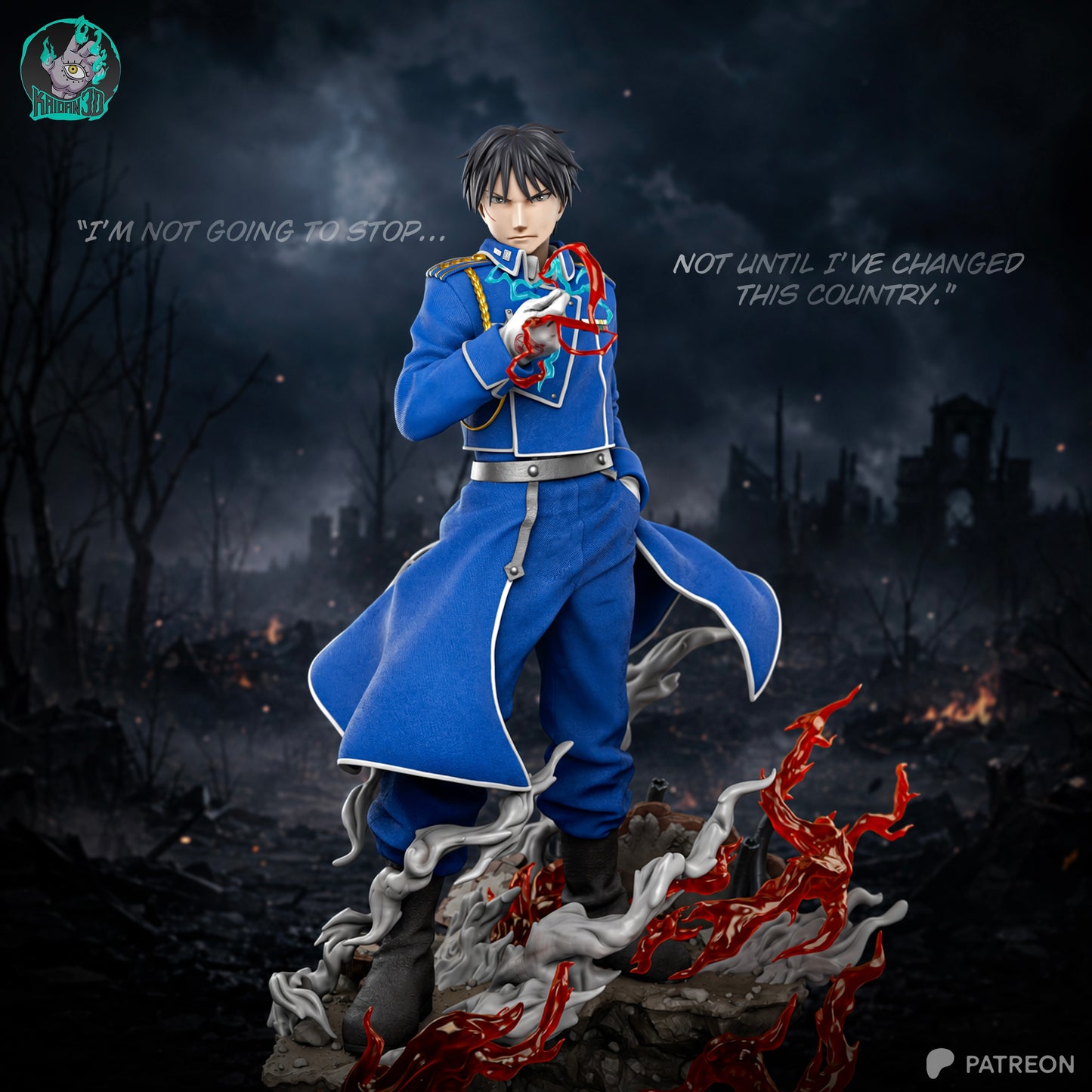Flame Alchemist | Handcrafted Figure