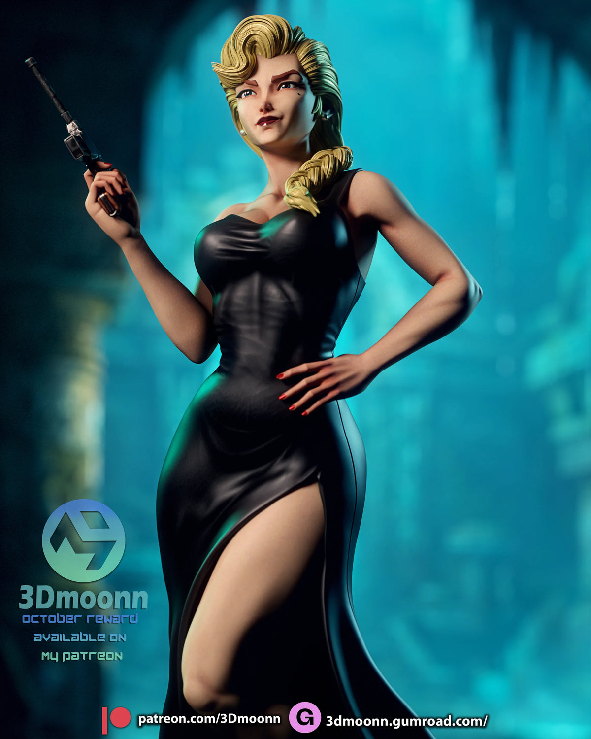Blonde Expedition Officer | Handcrafted Figure