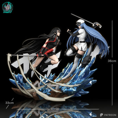 Esdeath & Akame | Akame Ga Kill | Handcrafted Figure