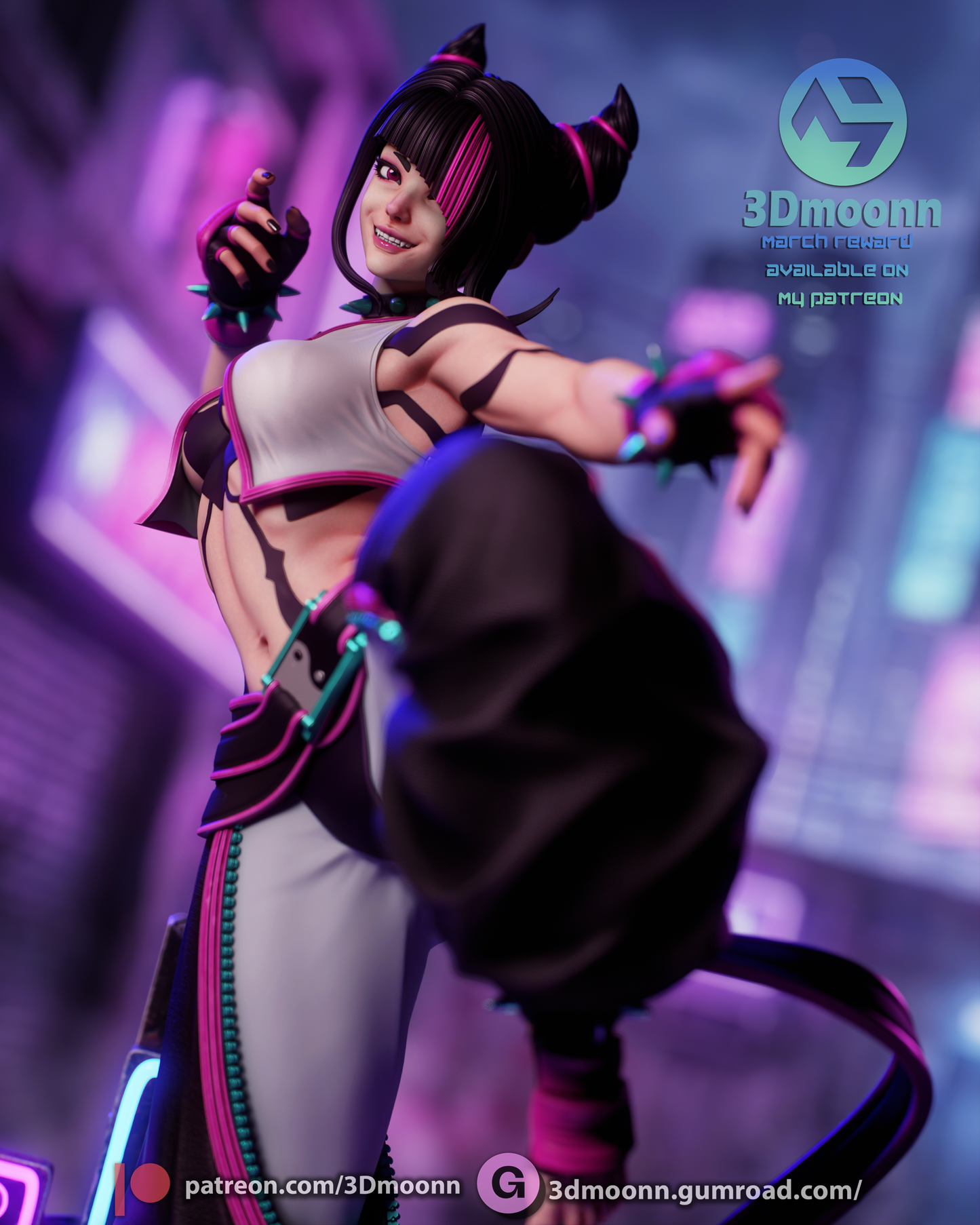 Juri Han | Street Fighter | Handcrafted Figure