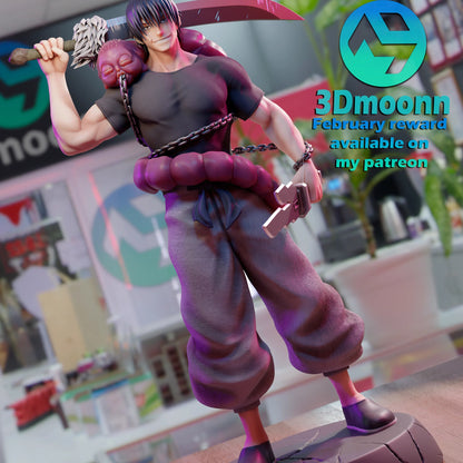 Toji Zenin | Jujutsu Kaisen | Handcrafted Figure