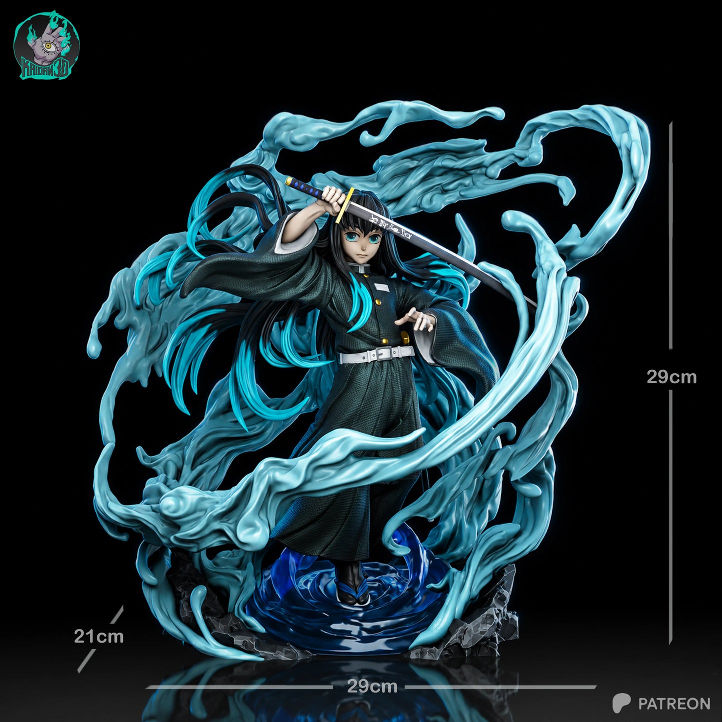 Mist Blade Warrior | Handcrafted Figure