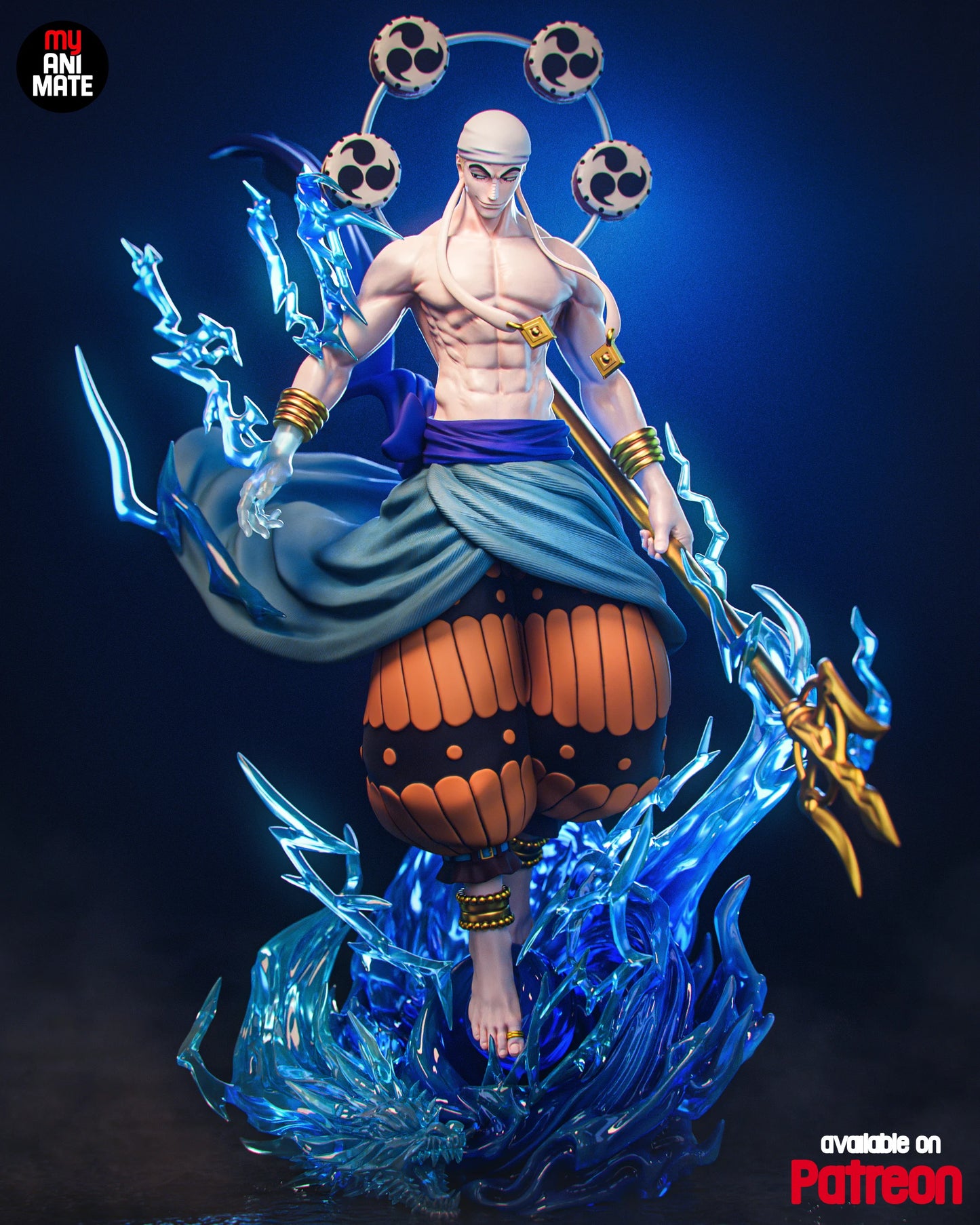 Thunder God Eneru | Handcrafted Figure