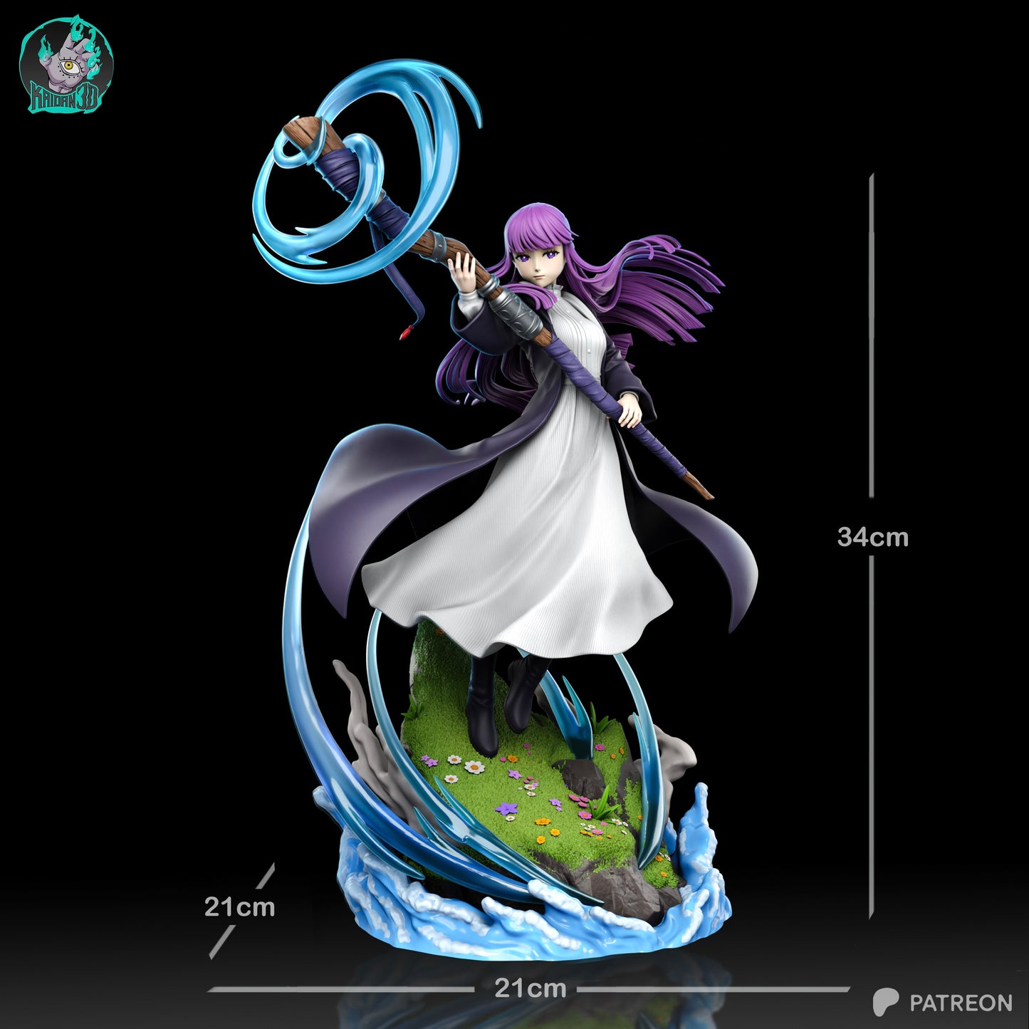 Apprentice Mage Girl | Handcrafted Figure