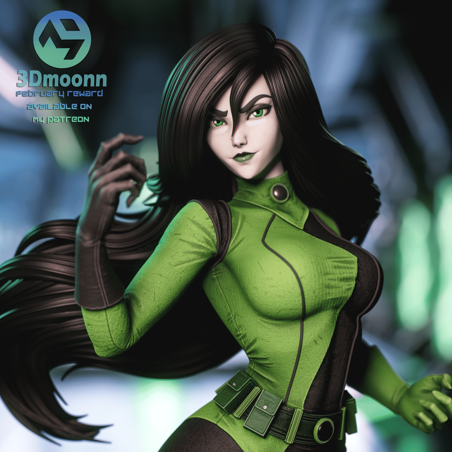Shego | Kim Possible | Handcrafted Figure
