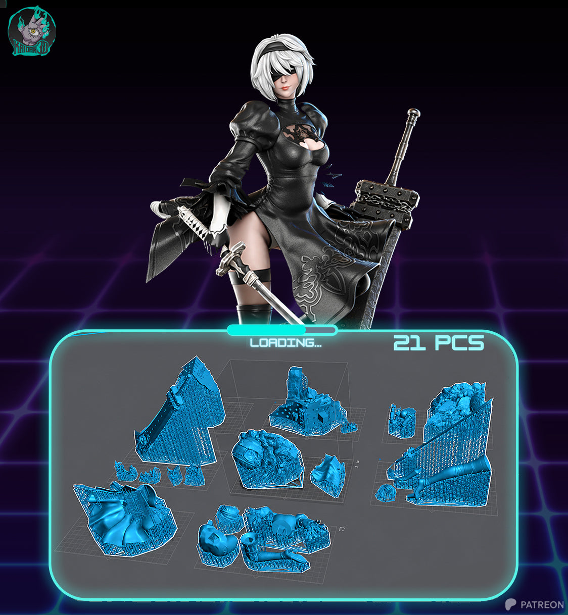 Battle Android | Handcrafted Figure