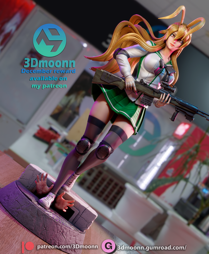 Rei Miyamoto | Highschool of the Dead | Handcrafted Figure