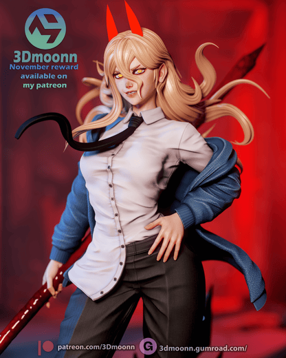 The Blood Fiend Queen | Chainsaw | Handcrafted Figure