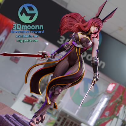 Erza Scarlet | Fairy Taill | Handcrafted Figure