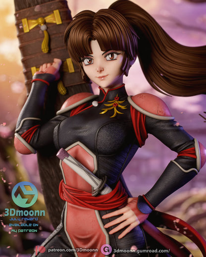 Demon Huntress | Handcrafted Figure