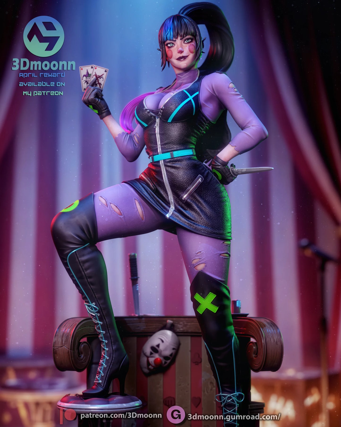 Punchline | DC comics | Handcrafted Figure