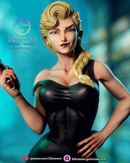 Blonde Expedition Officer | Handcrafted Figure