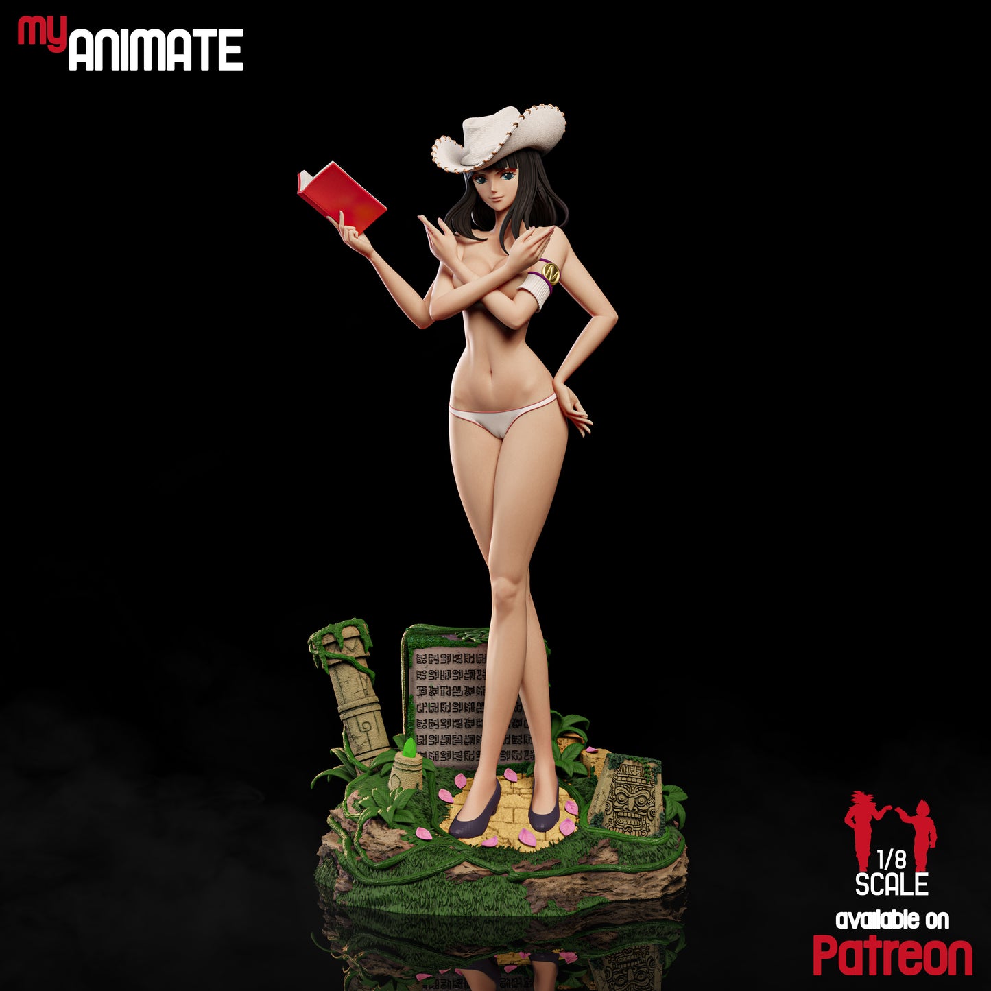 Archaeologist Girl | Handcrafted Figure
