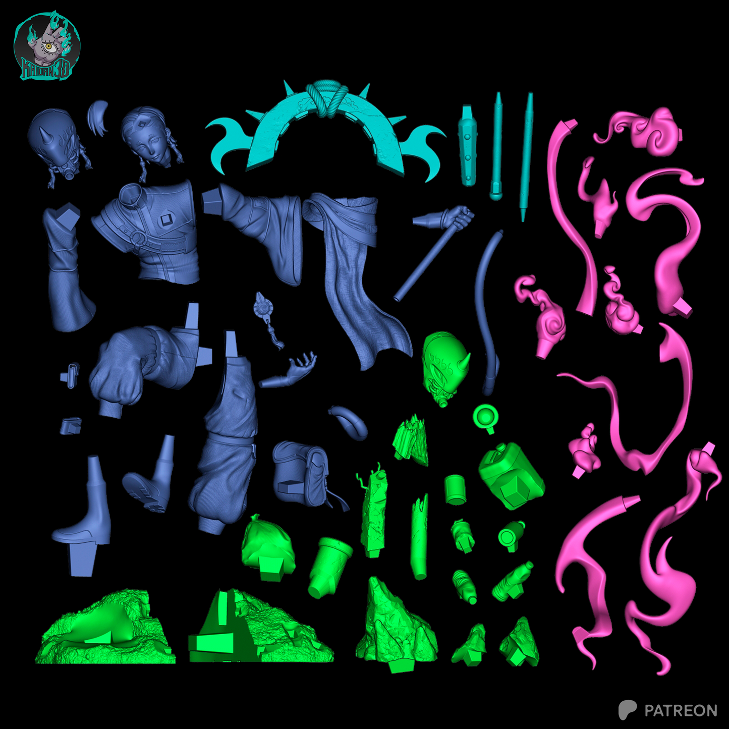 Zanka | Gachiakuta | Handcrafted Figure